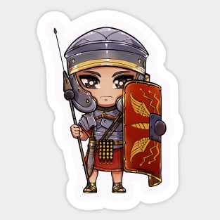 Cute Roman Empire Legionary - Soldier Warrior History Sticker